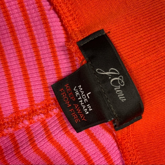 J crew striped longjohn leggings pajama pant - Picture 5 of 8